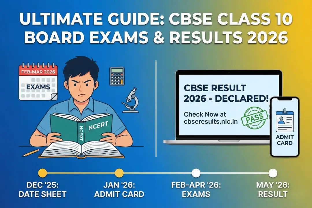Ultimate Guide: CBSE Class 10 Board Exams & Result 2026 Dates